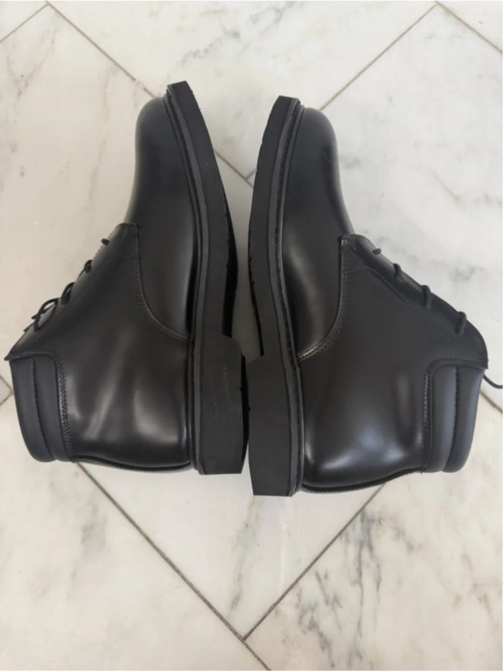 Rocky Men’s Chukka Work Boot Black Size 13 Oil Resistant ProCell Comfort System